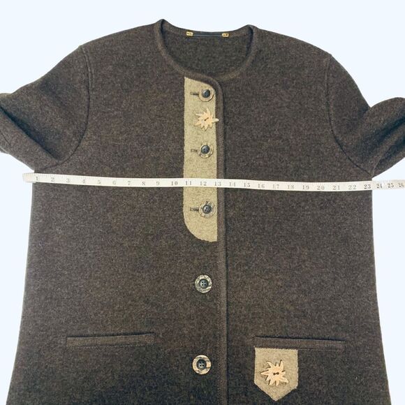 Petressa Sportive Tracht Vintage Wool Jacket Sz.44=14/XL - Picture 10 of 13